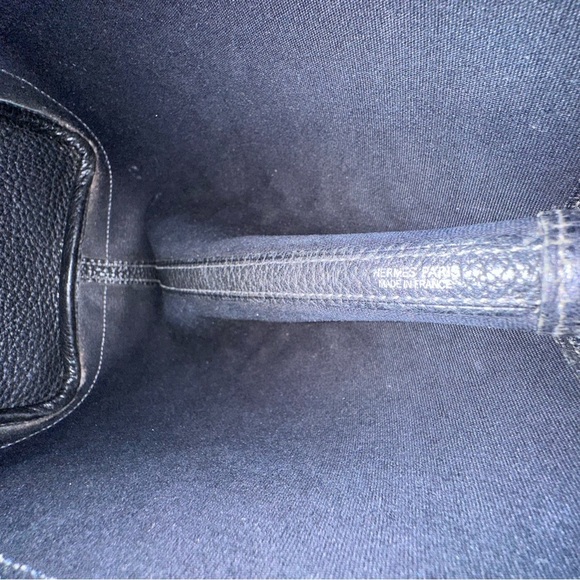 Hermès Garden Party MM Black Toile and Leather Tote Bag - Picture 9 of 16